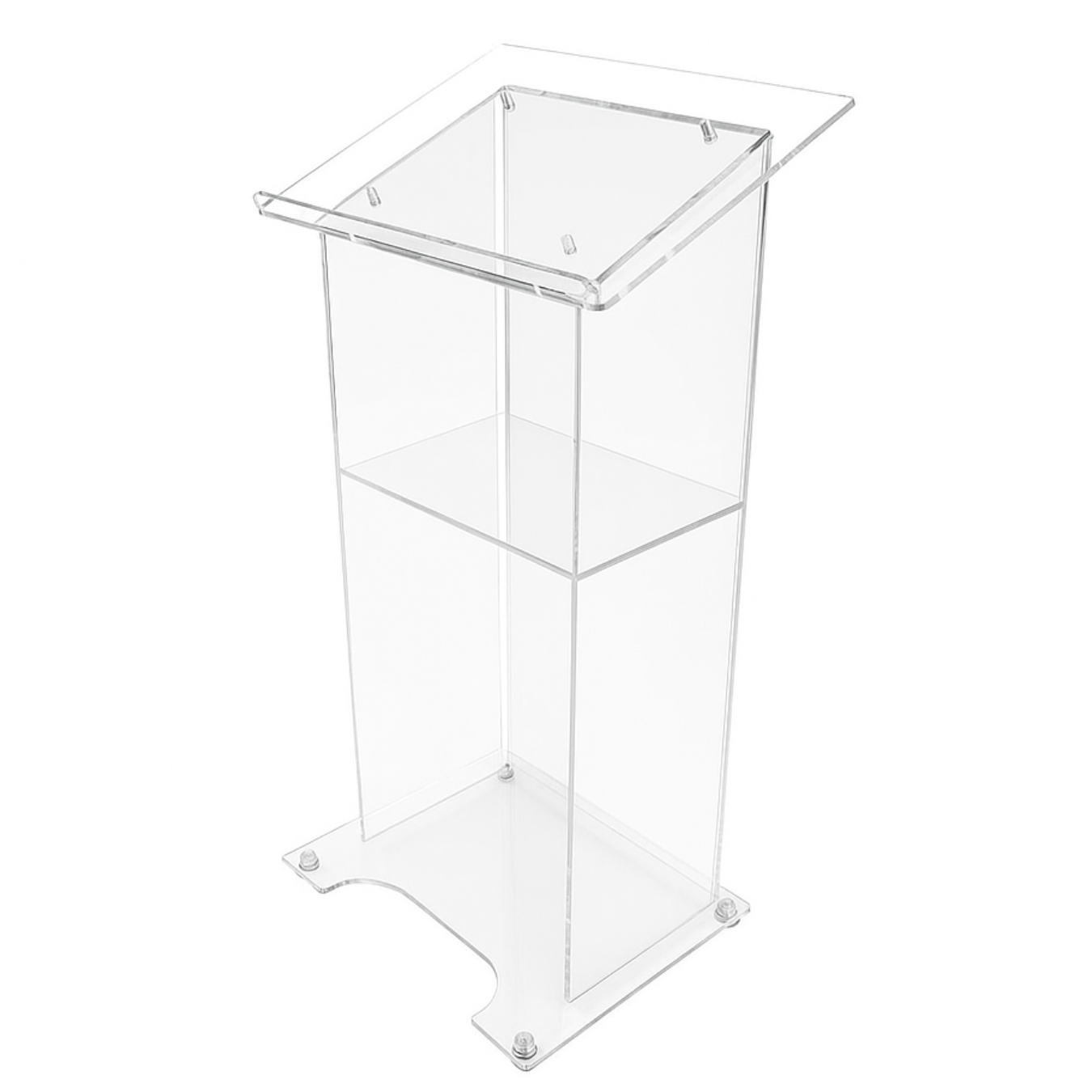 Atril transparente recto